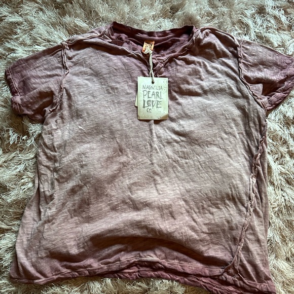 Magnolia Pearl Julien Henley Tee - Picture 5 of 9